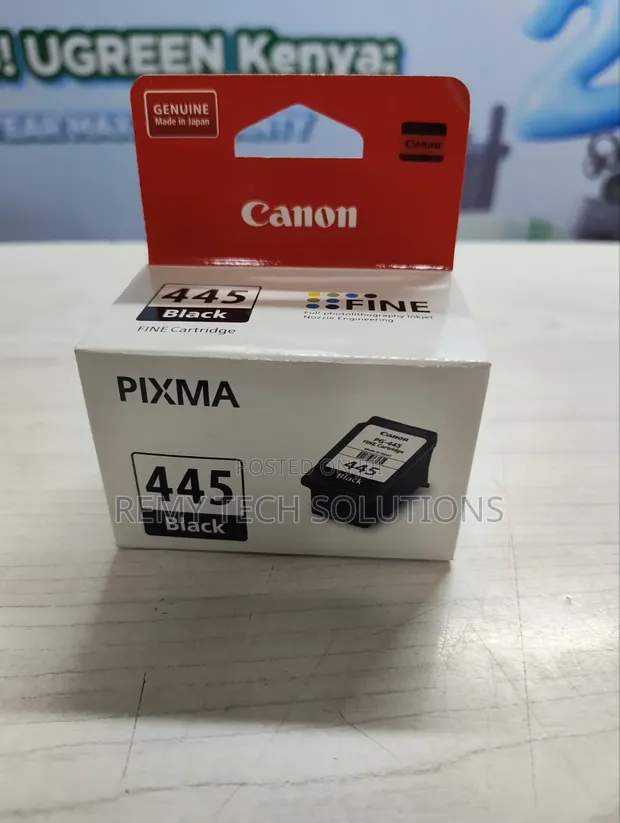Canon Pixma 445 Black Ink Cartridge - 1