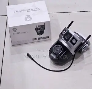 Dual Lens 4G PTZ CCTV Camera With Colour Night Vision