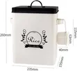5 Kg Rice Storage Bucket / 5 Kg Metallic Rice Bin - 2