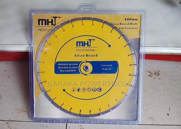 MHT Professional 400 Mm Silver Brazed Diamond Saw Blade. - 1