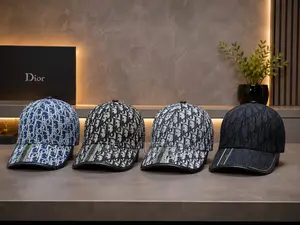 Unisex Dior Oblique Cotton Canvas Baseball Cap