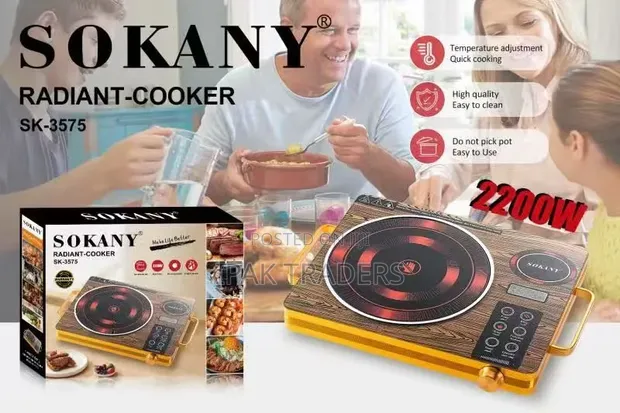 Sokany Radiant Cooker-Sk-3575 Restoked - 1