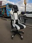 Premium Black & White Gaming Chair - 3