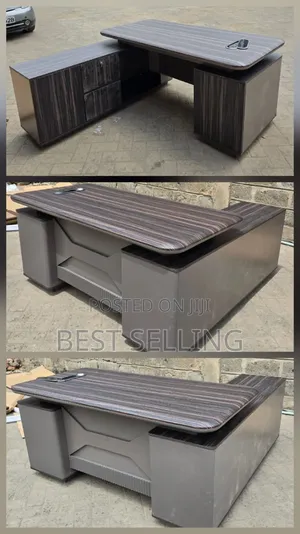 Classic Modern L-Shape Executive Office Desk