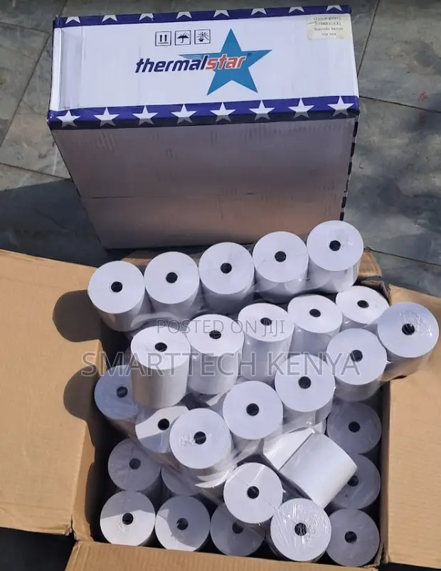 80 X 79mm Box Thermal Rolls(50 Rolls New Thermal PAPER - 1
