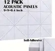 High Density Acoustic Panels for Sound Absorption - 1