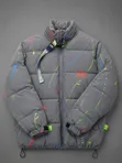 Men's Jackets: White Quilted, Polo Cargo, Camo Puffer - 1