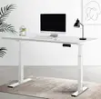 Electric Adjustable Standing Desk - White 1.4M - 5