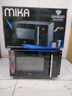 Mika 23L Digital Microwave Oven – Touch Control, No Turntable,