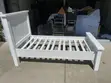 5x6 White Wooden Panel Bed Frame - 2