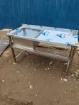 Brand New SS Single Bowl Commercial Sink - 2