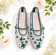 Zara Floral Ballerina Shoes - Ladies - 3