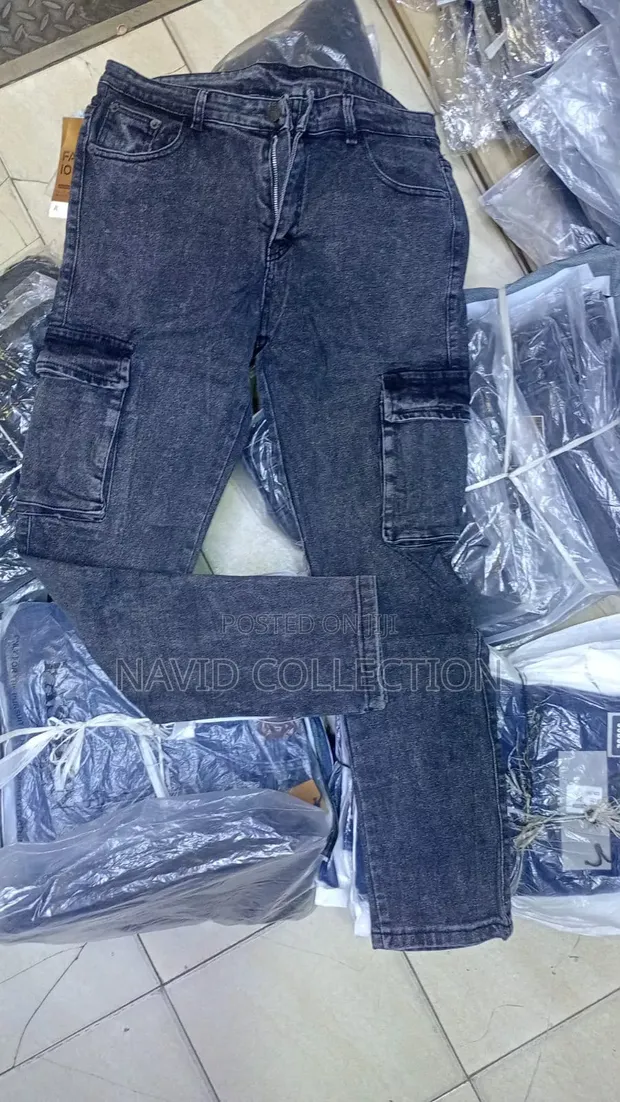 Men's Jeans Cargo Pants - 1