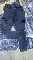 Men's Jeans Cargo Pants - 1