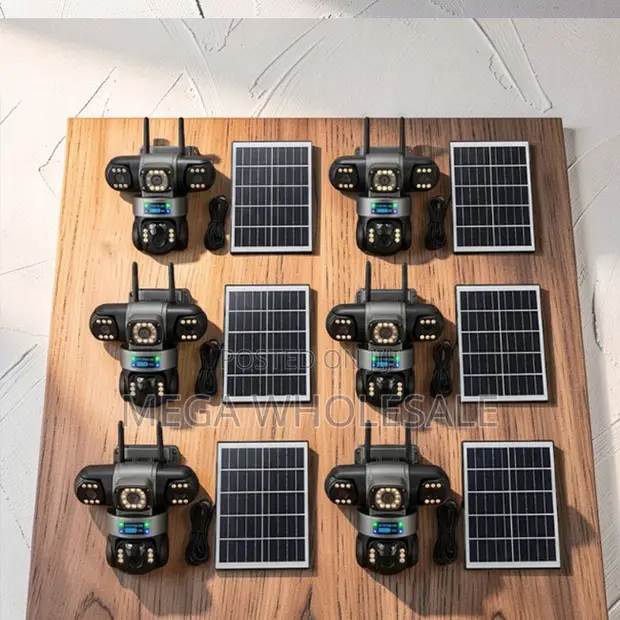 20MP 4K Solar PTZ Camera with Triple Lens & 4G - 1