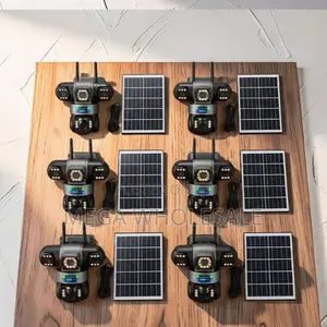 20MP 4K Solar PTZ Camera with Triple Lens & 4G