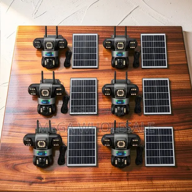 20MP 4K 4G PTZ Triple Lens Solar Security Camera - 1