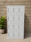 12-Door Metal Staff Locker - 1