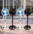 16'' Electric Stand Fan - Wide Oscillation, High Airflow - 2