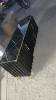 Luxury Black & Gold TV Stand - 1