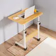 Height Adjustable Laptop Table with Wheels - 1