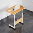 Height Adjustable Laptop Table with Wheels - 2