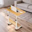 Ergonomic Height Adjustable Laptop Table Stand with Wheels - 2