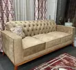 Brown Chesterfield 3-Seater Sofa - Brand New - 2