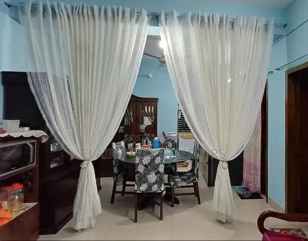 Brand New Sheer Curtains - Sold Per Metre - 1