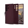 Silicone Back Cover for Samsung Galaxy S23 Ultra - Maroon - 2