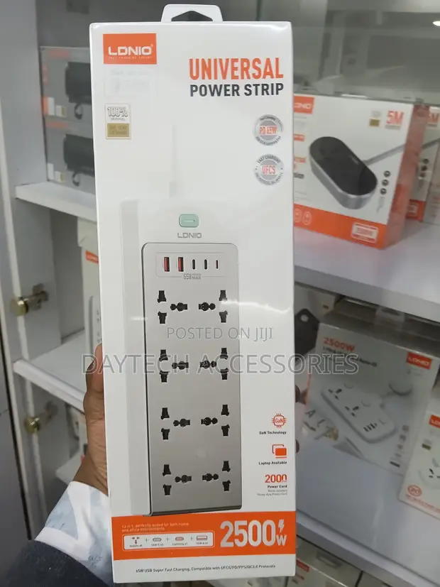 LDNIO SC4 13-in-1 65W GaN Desktop Charging Power Strip - 1