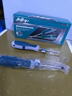 Magnetic Screwdriver Cr-v - JCTOP 6mm X 100mm Flat/Philips