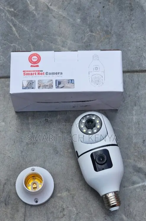 WiFi Smart Camera Dual Lens Bulb 360° 1080P - 1