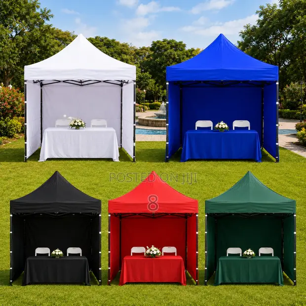 Heavy-Duty Folding Gazebo Tent for Events - 1