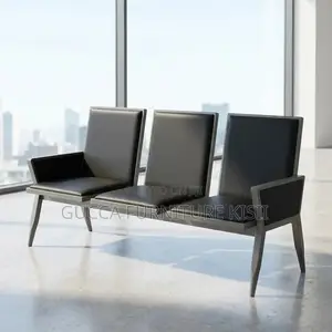 3-Seater Premium Office Waiting Bench