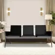 3-Seater Premium Office Waiting Bench - 3