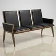 3-Seater Premium Office Waiting Bench - 4