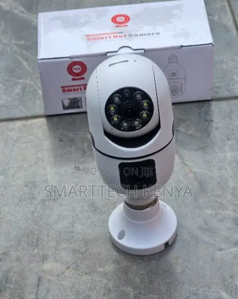 V380 Pro Dual Lens Nanny Camera Bulb Camera - 1