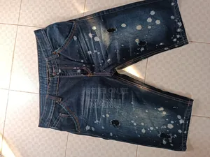 Jeans za Pamba Bluu Zilizotumika (Size 34)