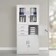 Metallic File Cabinet with In-Built Safe - 2