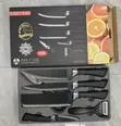 6-Piece Sharp Stainless Steel Kitchen Knife Set - 1