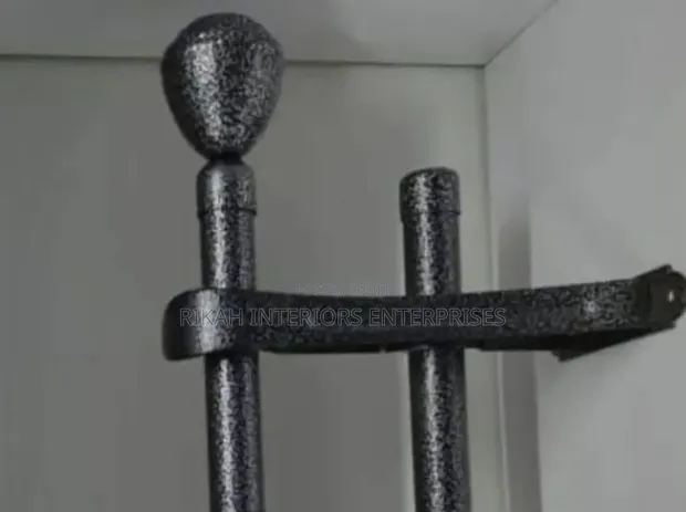 Powder Coated Jua Kali Curtain Rods - Brand New - 1