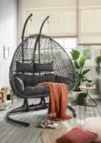 Durable Modern Two Seater Swing Chair for Garden - 2