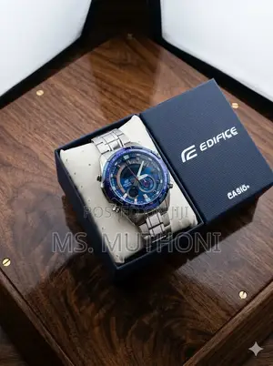 Casio Edifice Racing Blue Series Saa ya Analog-Digital