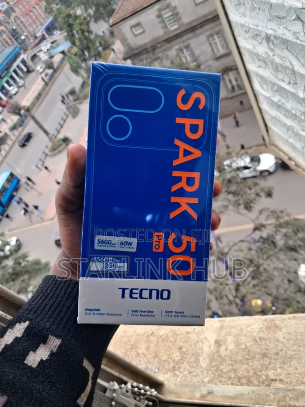 New Tecno Spark 50 Pro 256GB White - 1