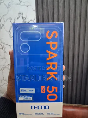 New Tecno Spark 50 Pro 256GB White