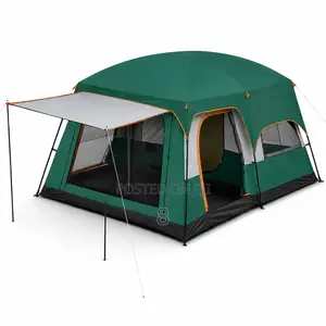 Spacious Family Camping Tent with Awning