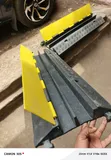 Heavy Duty 2-Channel Cable Ramp - 1