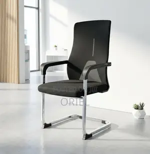 High-Back Conference Visitor Chair - Black