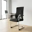 High-Back Conference Visitor Chair - Black - 2